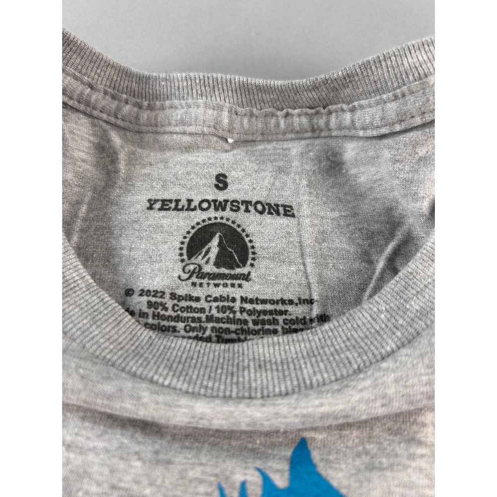 Yellowstone Dutton Ranch Horse Graphic T-Shirt Gray Small Paramount Network Tee - Picture 4 of 8
